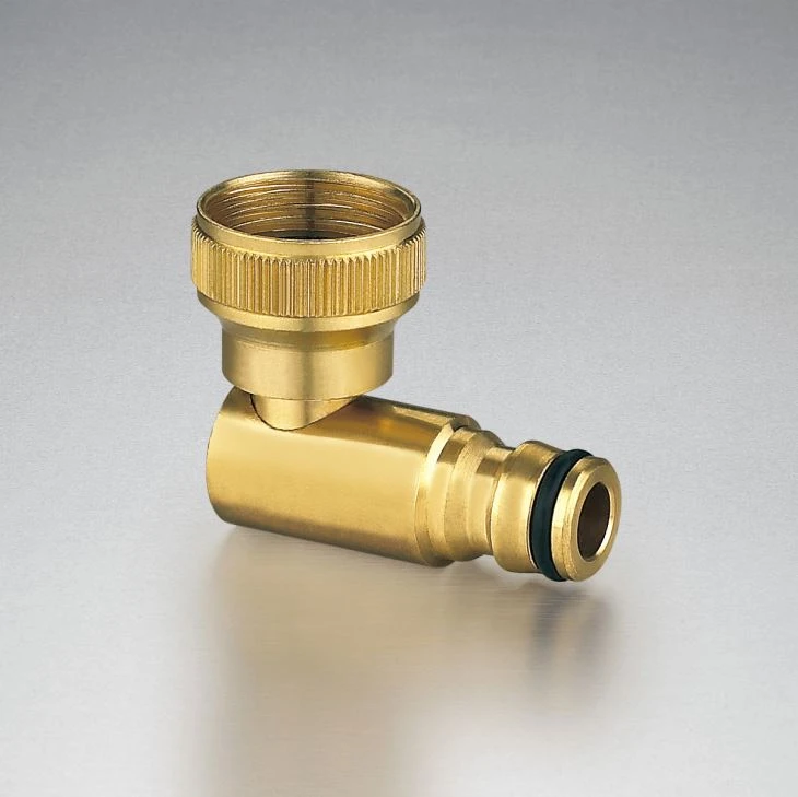 Elbow Threaded Brass Quick Coupling